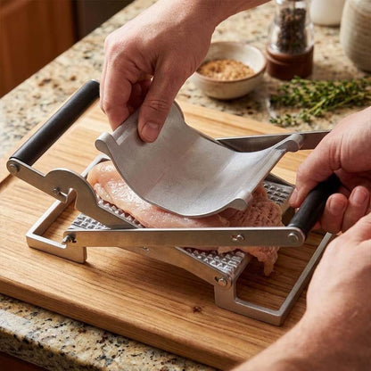 50% DE DESCUENTO Esta semana 🎉🎉 Prensa de carne K-MONT para schnitzel