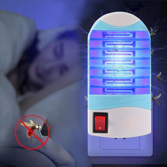 Trampa de luz azul LED Lámpara para matar mosquitos en el hogar