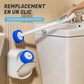 Disposable Toilet Brush with Replaceable Head