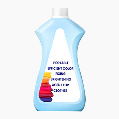Agente portátil y eficaz para fijar y avivar el color de la ropa