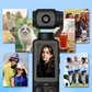 Cámara de Bolsillo con Gimbal Estabilizador y Pantalla de 1.9”