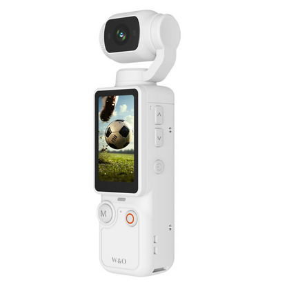 Cámara de Bolsillo con Gimbal Estabilizador y Pantalla de 1.9”