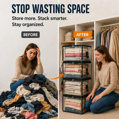 🔥 Oferta por tiempo limitado: ¡50% de descuento! 📦 Bolsa de almacenamiento de plástico grande, resistente, gruesa y transparente para ropa, mudanzas y almacenamiento.