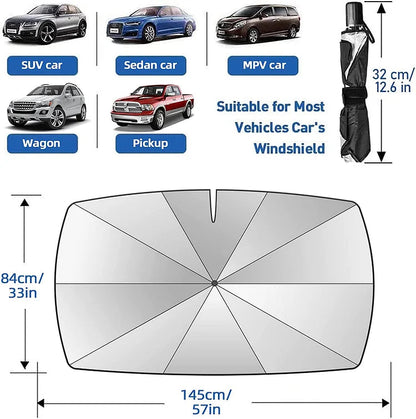 🌈 Parasol plegable para el parabrisas del coche