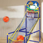 ⛹️ENVÍO GRATIS🚚💨Juego de baloncesto arcade interior para niños, incluye 4 pelotas 🏀