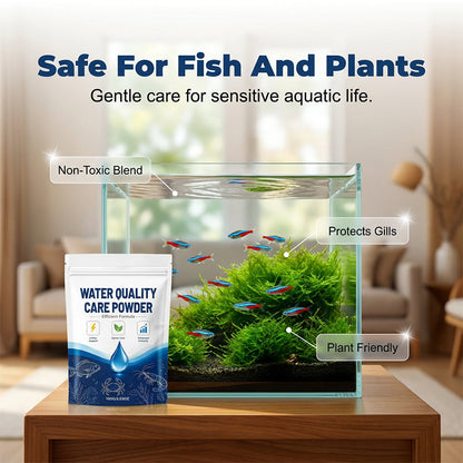 ⏰🔥 ¡OFERTA 50% OFF! 🐟✨ Polvo Purificador de Agua para Acuario y Estanque – Agua Cristalina en Solo Horas, Seguro para Peces y Plantas 🌿💧