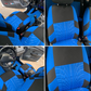Juego de Fundas para Asientos de Auto con Patrón de Huella de Neumático