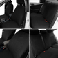 Juego de Fundas para Asientos de Auto con Patrón de Huella de Neumático