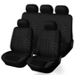 Juego de Fundas para Asientos de Auto con Patrón de Huella de Neumático