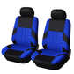 Juego de Fundas para Asientos de Auto con Patrón de Huella de Neumático