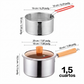 Sartén multifuncional de acero inoxidable 304