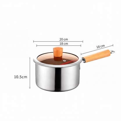 Sartén multifuncional de acero inoxidable 304
