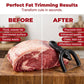 🔥 ¡50 % DE DESCUENTO! 🥩 Cortador de grasa manual para ternera y cerdo, herramienta portátil para eliminar la grasa de la carne, utensilio de cocina para barbacoa que facilita el recorte de la falda de ternera