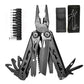 🔧¡50% DE DESCUENTO! Alicates Multiherramienta Plegables Resistentes, Herramienta de Supervivencia Multifunción Portátil con Cuchillo, Destornillador y Funda para Camping, Exterior y Reparaciones de Emergencia