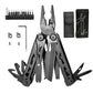 🔧¡50% DE DESCUENTO! Alicates Multiherramienta Plegables Resistentes, Herramienta de Supervivencia Multifunción Portátil con Cuchillo, Destornillador y Funda para Camping, Exterior y Reparaciones de Emergencia