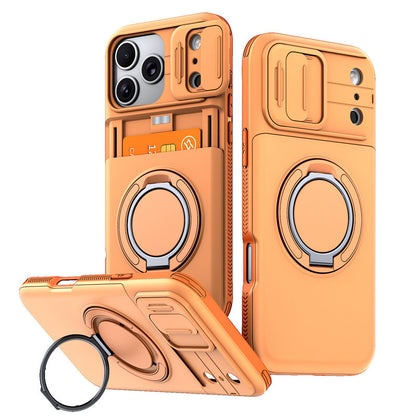 📱 Funda resistente para teléfono – Protección deslizante y compartimento para tarjetas