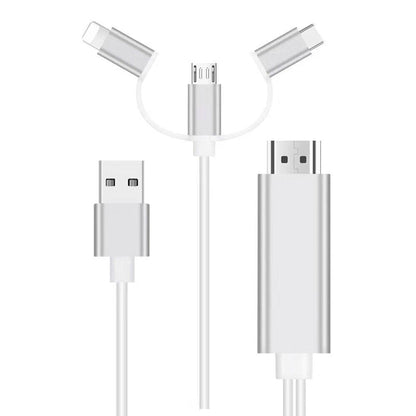 Cable 3 en 1 de teléfono a HDMI