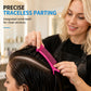 Clips profesionales para seccionar el cabello con dientes de peine