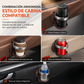Portavasos plegable multifuncional para puerta de coche, soporte de almacenamiento para bebidas y botellas de agua de gran diámetro