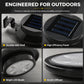 ☀️ 50% dto. Luces solares eco-bright – cero coste eléctrico, iluminación toda la noche. Resistentes a la intemperie, ABS y acrílico de alta calidad! ✨🏡