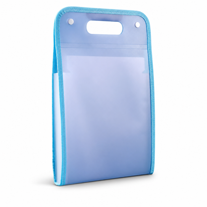 📂 50% dto. Carpeta de archivos A4 vertical con 13 bolsillos – pestañas de colores, doble cierre de botón y funda impermeable. Perfecta para la escuela! ✨🎒