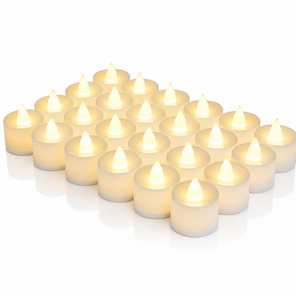 🕯️Pack de 24 Velas LED de Té Sin Llama