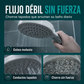 Cabezal de ducha de alta presión y gran caudal de agua