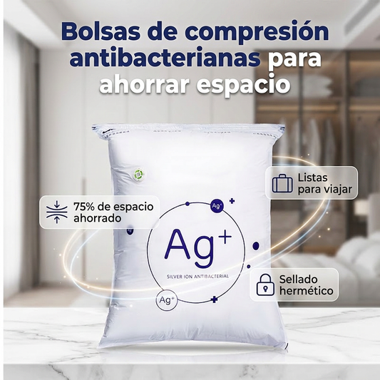 Organizador de Compresión Antibacteriano para Ropa y Edredones