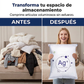Organizador de Compresión Antibacteriano para Ropa y Edredones