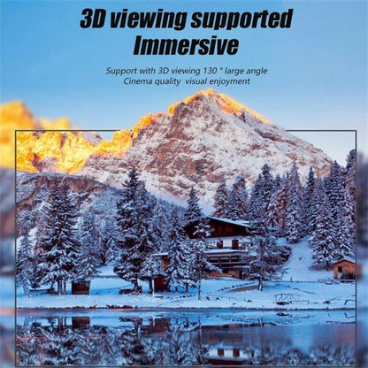 ¡Pantalla de proyección antirreflejos 4K HD de gran tamaño