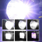 Linterna portátil súper brillante de doble cabeza