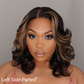 Peluca Rubia Corta Bob Body Wave Sin Pegamento Para Mujer