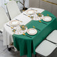 Mantel de pvc ovalado de alta gama light luxury