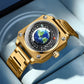 Reloj Creative Moon Earth Star Sky para hombre